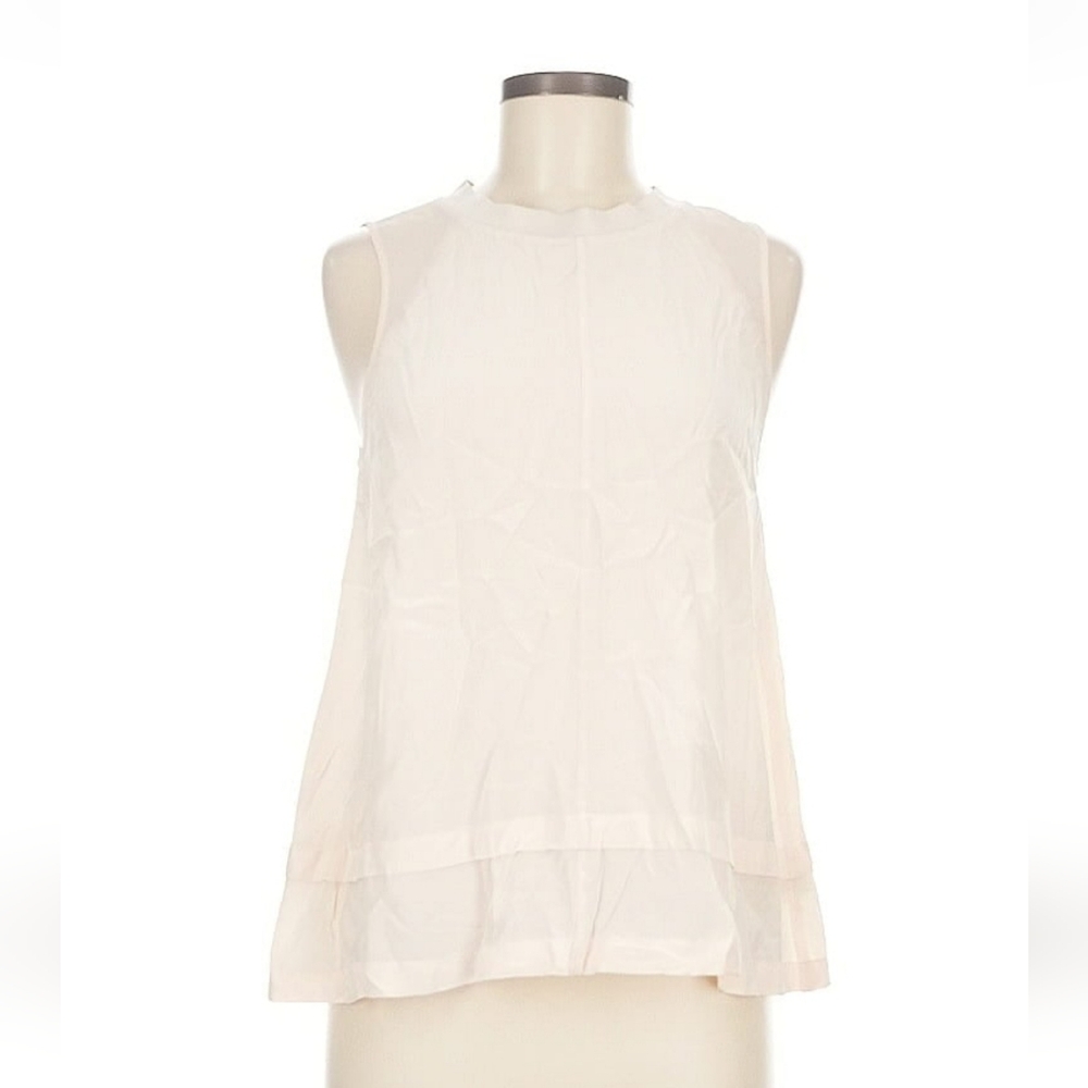 Madewell Cream Textured Skirt